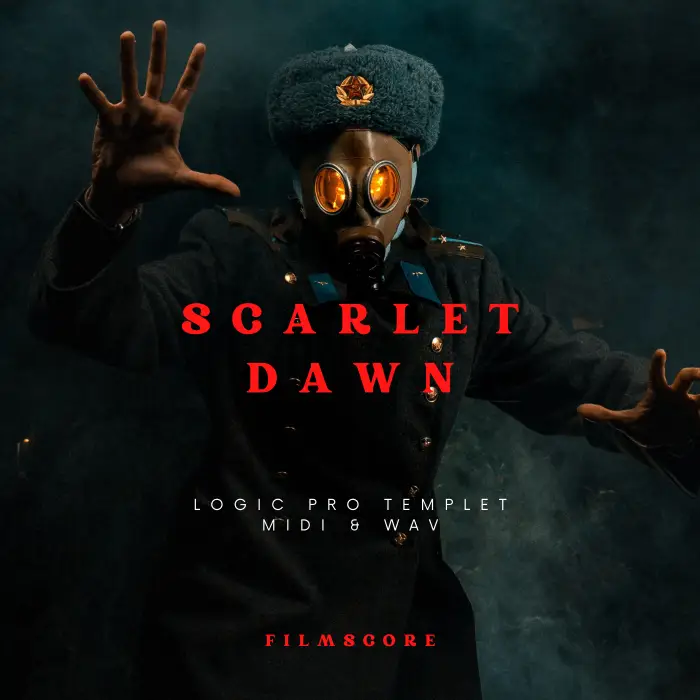 Scarlet Dawn ( Logic Pro X Template, MIDI & WAV STEMS )Logic Pro Templates