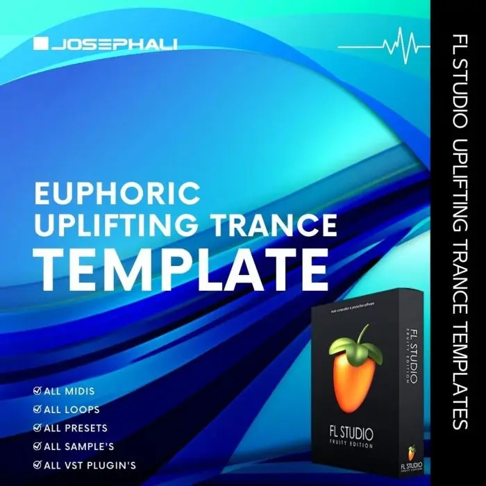 Euphoric Uplifting Trance Fl Studio v.20.8.3 Template by JosephAliFL Studio Templates