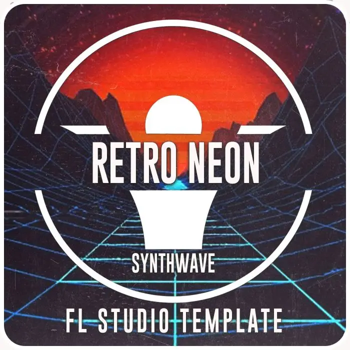 Retro 80s Synthwave Neon Fl Studio 20 TemplateFL Studio Templates