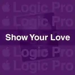 Show Your Love.Logic Pro Templates