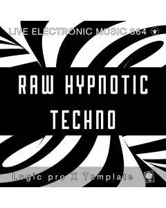 Raw Hypnotic Techno Logic Pro X Template | Live Electronic Music 364