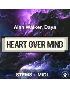 Heart over Mind - Alan Walker, Daya - STEMS + MIDI