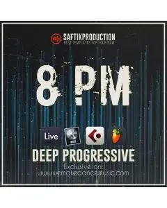 8 PM - Deep Progressive Template for Ableton Live, FL Studio, Cubase and Logic Pro X