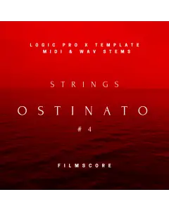String Ostinato #4 ( Logic Pro X Template, MIDI & WAV STEMS )