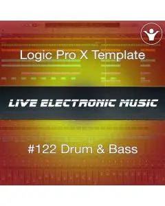 Drum And Bass Logic Pro X Template | Live Electronic Music 122