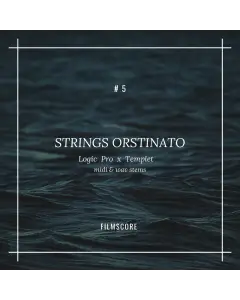String Ostinato #5 ( Logic Pro X Template, MIDI & WAV STEMS )