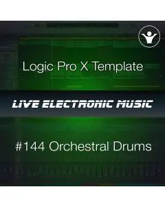 Orchestral Score Drums Logic Pro X Template | Live Electronic Music #144