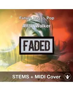Alan Walker - Faded STEMS + MIDI Cover 