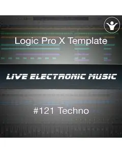 Techno Logic Pro X Template | Live Electronic Music 121