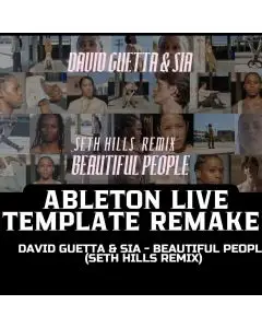 David Guetta Sia - Beautiful People Seth Hills Remix Template Remake