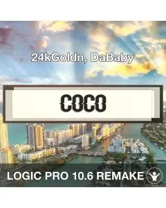 Coco (24kGoldn, DaBaby) Logic Pro X Remake Template.logicx