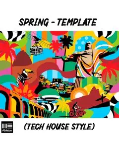 Spring - Tech House Style Template (FULL TRACK + VOCAL) Ableton Live