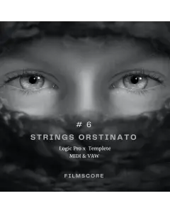 String Ostinato #6 ( Logic Pro X Template, MIDI & WAV STEMS )