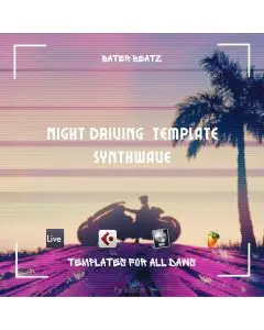 Night Driving - Synthwave Music Template