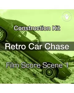 Retro Car Chase Scene 1
